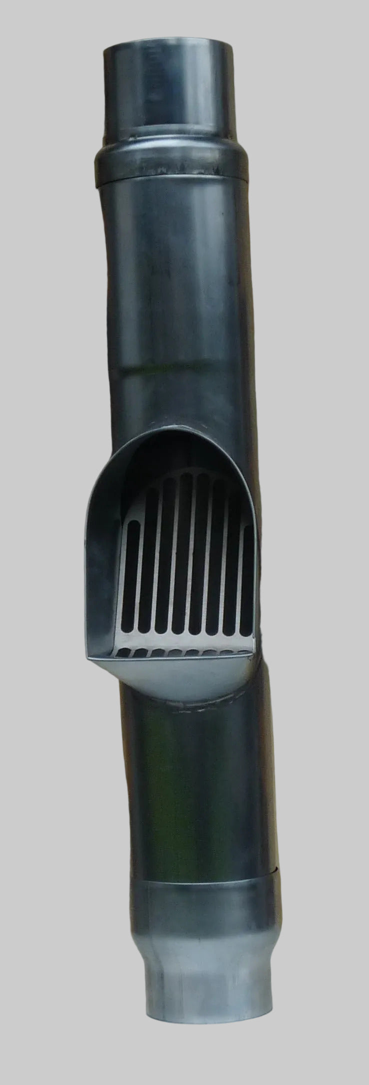 Laubabscheider aus Titanzink für Fallrohr 87 mm