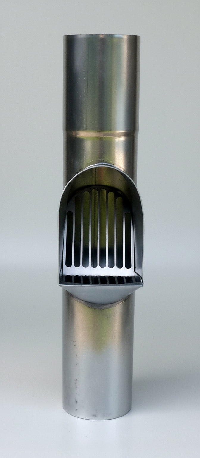 Laubabscheider aus Titanzink NW 80 mm und 100 mm